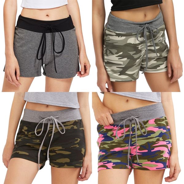 

women shorts for women new midweight shorts summer silk slim beach casual white egde shorts elastic waist croth fitness#1411, White;black