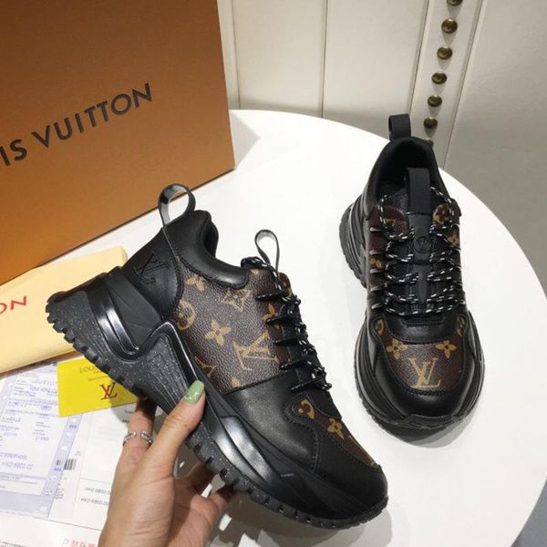 

122 new designer luxury women's casual fashion shoes, women's outdoor casual shoes, high-quality materials, with original box, Black