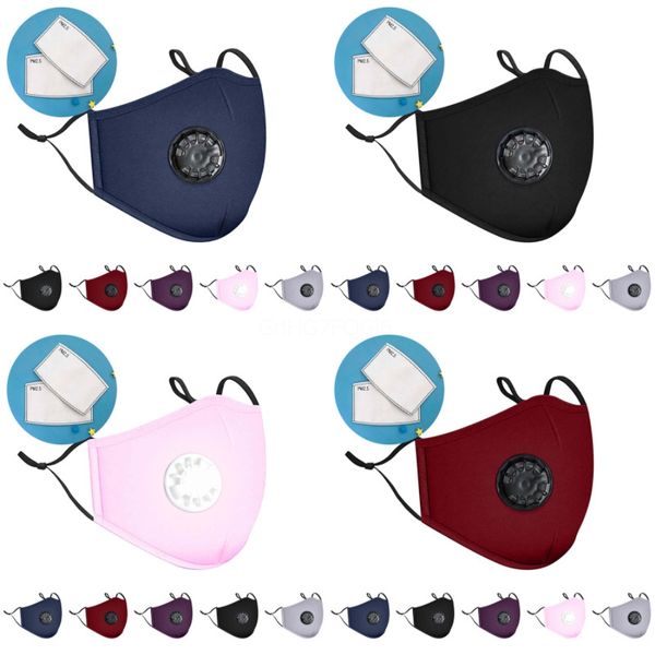 

sponge mask washable reusable designer printed masks fashion face mask anti pollution anti dust individual package fast shipping #422#144, Black