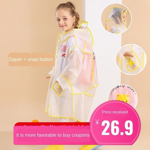 

girls' coat schoolbag cloak rain boots raincoat suit children's rain boots kindergarten poncho baby schoolbag pupils boys