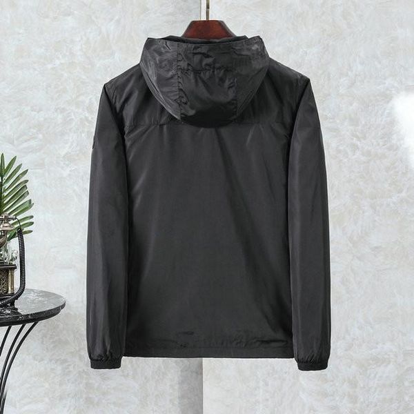 

2020 latest men's high-quality designer jacket autumn jacket, zipper hooded fashion windbreaker jacket design works by master, Black;brown