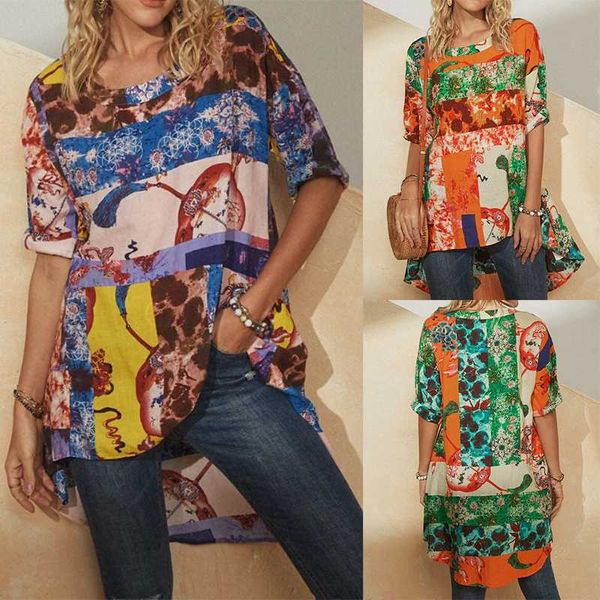 

vintage design brand quality womens elegant blouses 2020autumn new long sleeve o-neck irregular shirts fashion lady clothes, White