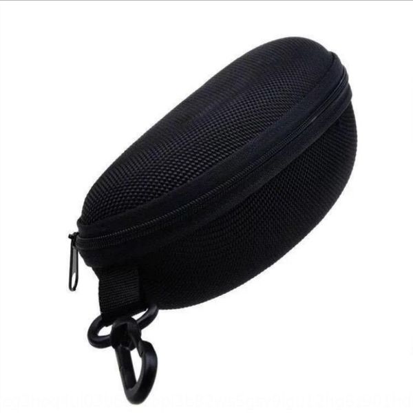 

eva zipper box black adhesive hook sun case case glasses box universal anti-pressure sun glasses, Blue
