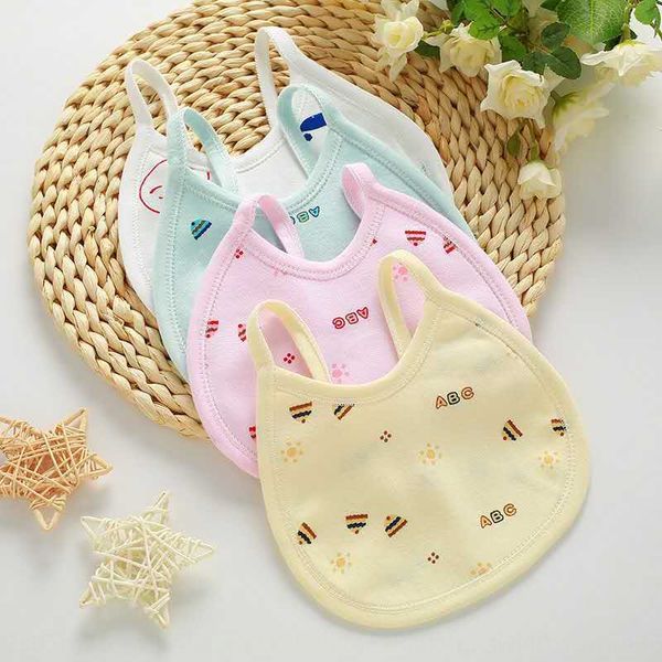 

new cotton baby supplies cartoon rice pocket saliva towel bib saliva towel baby bib