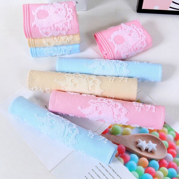 

xinshang cotton fabric hedgehog children's baby face wash towel kindergarten gift towel
