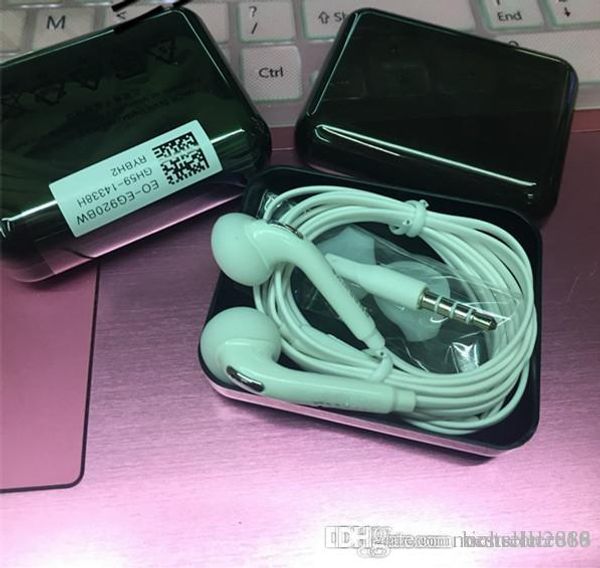 

100% оригинальные наушники с дистанционным микрофоном для samsung s7 s7 край s6 край примечание 5 самый высокий 3,5 мм качество в ухо наушни