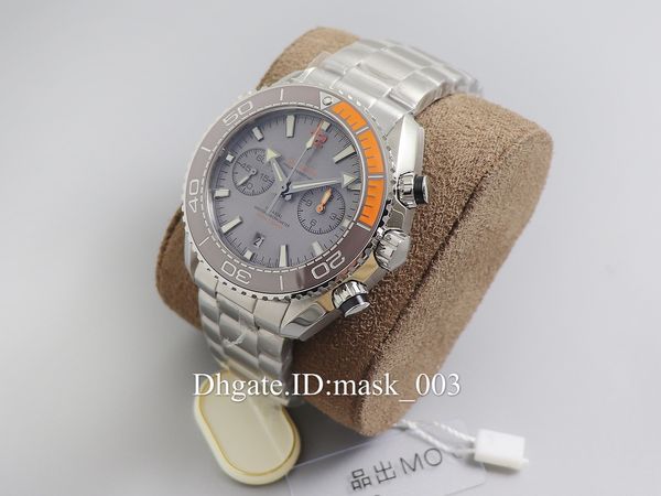 

new. om, ocean universe, legend 600 meters, [v3] the highest version of the timepiece, ceramic dial, ring mouth silver gray font never fade, Slivery;brown