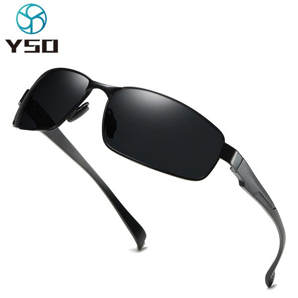

yso brand black sunglasses for men polarized uv protection glasses for car driving fishing tac lenses sunglasses goggles 511, White;black