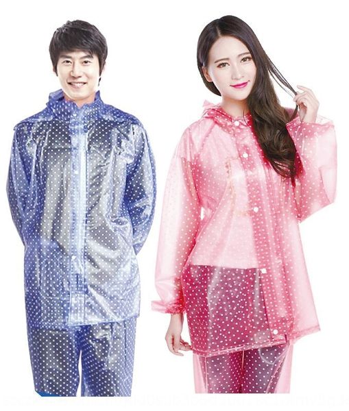 

acsny большой шляпы высокого класса модный прозрачный плащ на открытом воздухе мужские и женские раскол плащ полька верхом кристалл кристалл, Black