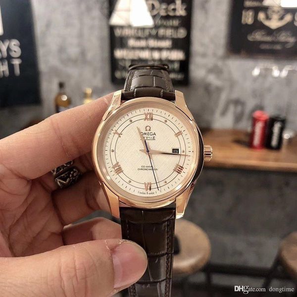 

дизайн часы мужские мужские часы мужские механические автоматические наручные часы мода luxury casual часы наручные спорт бизнес часы e12120, Slivery;brown