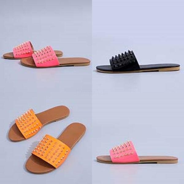 

ig quality women sandal slides dener leater sandals ladies fasion dress party ig eel slipper sandal dual use c13#157#386, Black
