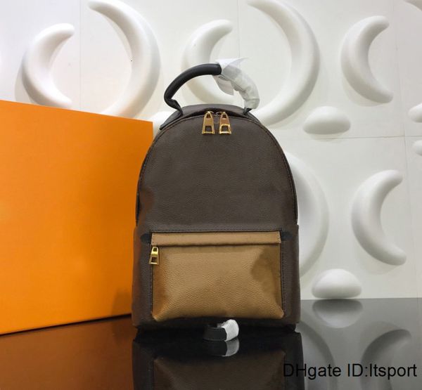 

designer backpack women luxury handbag backpack genuine leather fashion mini backpack camouflage pattern brown