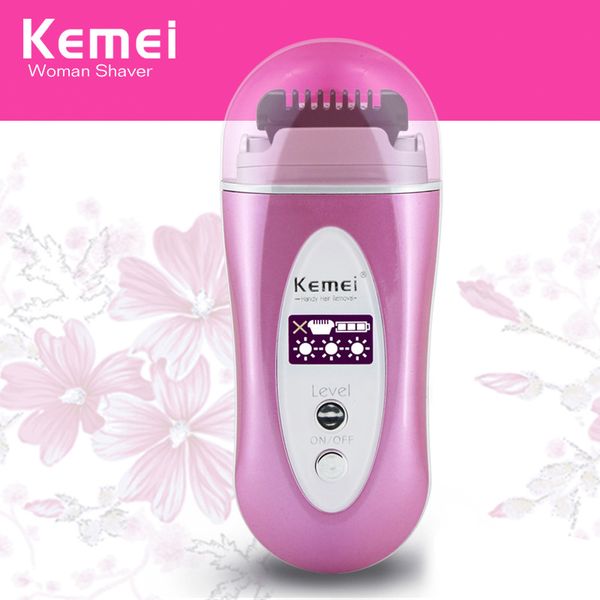 

2016 kemei 6810 infrared epilator women ine formula pink electric shaver depilation lady shaver new infrared hair removal women body gqs