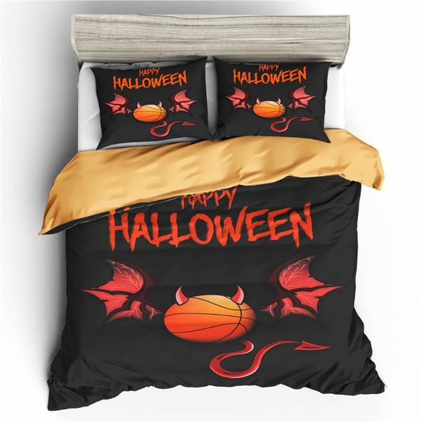 

luxury bedding sets 3d custom duvet cover set  king,quilt blanket cover set,3pcs bed set,halloween sugar skull bed linen