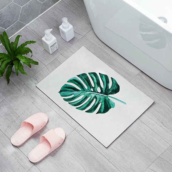 

new hipster ins style printed bath living room porch bedroom non-slip floor kitchen new style door mat door mat