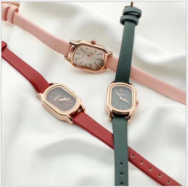 

87p4m korean wesure fairy web celebrity square simple temperament belt waterproof quartz korean wesure fairy web celebrity square simple wat, Blue