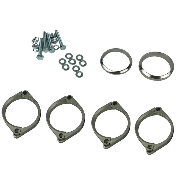 

corroded broken flange rusted exhaust back box repair clamp bracket for bmw