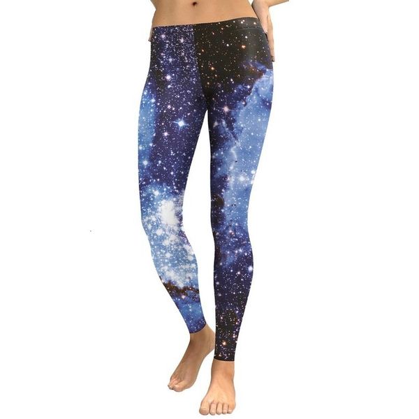 

colorful space galaxy leggings 3d print fitness leggings women slim elastic leggings women pants leggins mujer, Black