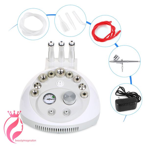 

mini 3in1 diamond microdermabrasion facial vacuum peeing acne remover deep cleaning blackhead removal vacuum sprayer beauty machine
