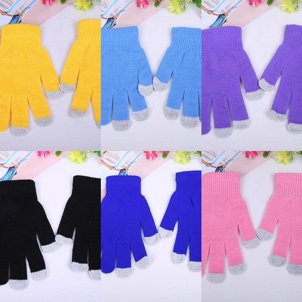 

winter touch screen warm warm and gloves knitted five-finger touch screen gloves