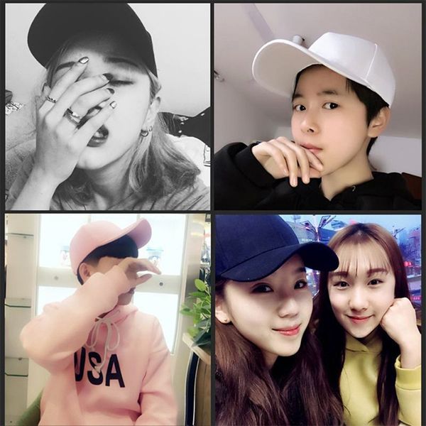 

female fashion korean style thin black baseball cap student baseball cap sun sun hat casual light plate duck tongue sunshade hat, Blue;gray