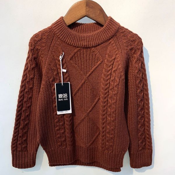 

uohev maiha детской одежды детская одежда 2020 весна и осень среднего возраста модно свободные свитера для мальчиков и девочек случайные сви, Blue