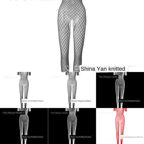 

new long-sleeved one-piece one-piece mesh clothing open-end underwear pajamas underwear pajamas shoulder-leaking tight, Black;white