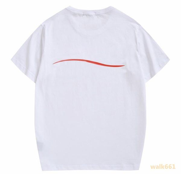 

mens designer t рубашки 2020 новые 19ss мужская футболка высокое качество мужчины женщины пары повседневная короткая рукав мужская круглая ш, White;black