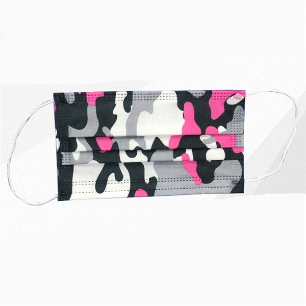 

fvlal dust anti-pollution ply blocking masks face breathable mask disposable 3 camouflage ear for shipping with air loop elastic ueewl