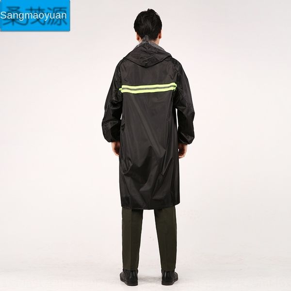 

59ztd long long jumpsuit raincoat conjoined male and female construction site labor protection guard outdoor hiking waterproof r, Red;brown