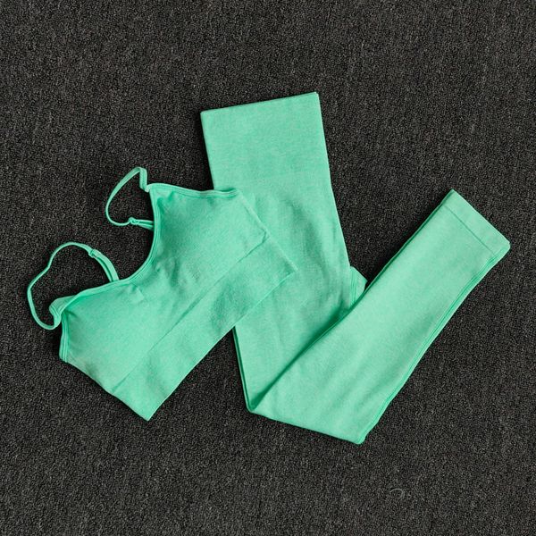 

yoga set fitness clothing sportswear high waist women gym leggings tights padded push-up seamless sports bra+pants sports suits, White;red
