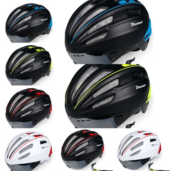 

deemount outdoor riding helmet integrated molding mountain bike bicycle equipment bicycle equipment with insect net