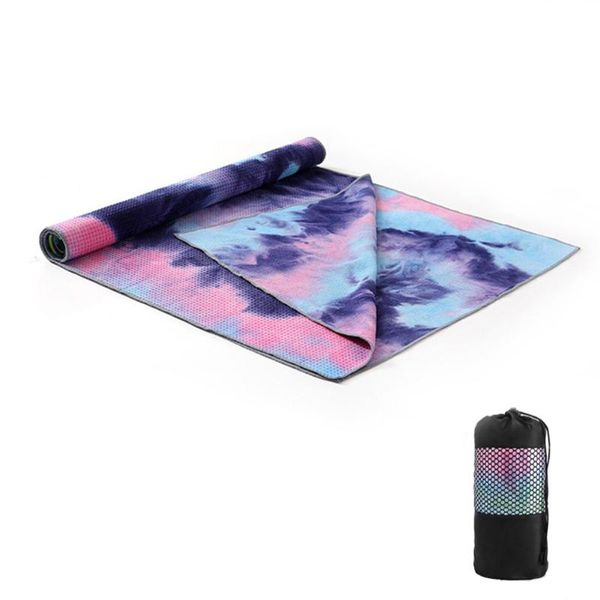 

yoga blanket non slip mat sports exercise beach 183*63cm sweat absorption