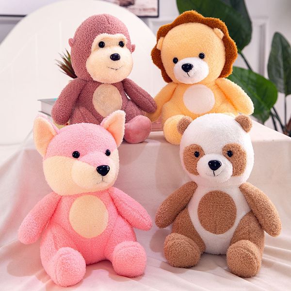 

new 28/35/55cm toys cute little raccoon figure plush toy for boys girls kids stuffed animal doll birthday gift for everyone t200731