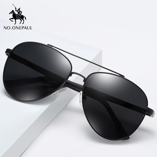 

no.onepaulluxury brand design sunglasses for men outdoor driving travel sunglasses polarized square classic men's, White;black