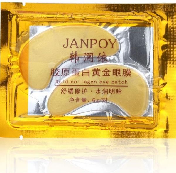 

Sheet Patch Hydrate 24K Gold Powder Crystal Collagen Easy Absorb Anti Puffiness and Aging Mascarilla skin and face care Wholesale Eye Masks