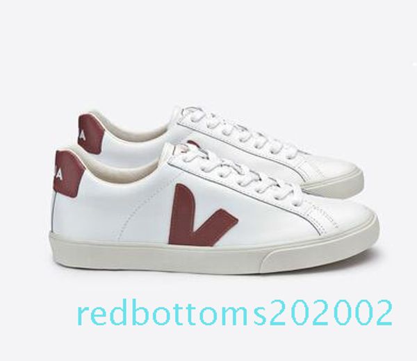 

veja esplar sneakers genuine leather villous dermis casual shoes mens&women luxury superstar trainer r02, Black