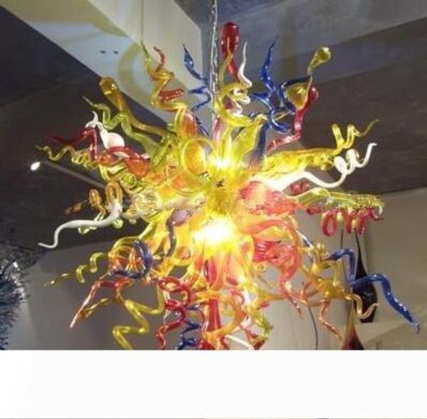 

modern crystal led chandeliers light fixture for living room foyer home lights hanging pendant lamps hand blown glass chain pendant lighting