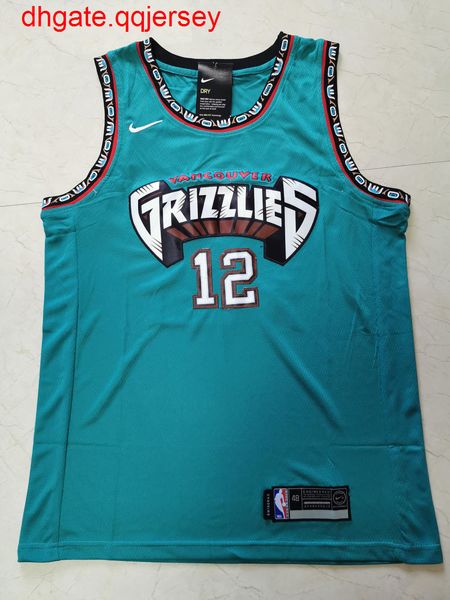 

горячая продажа 2020-20 мужского ja моран # 12 greenjersey, Gray