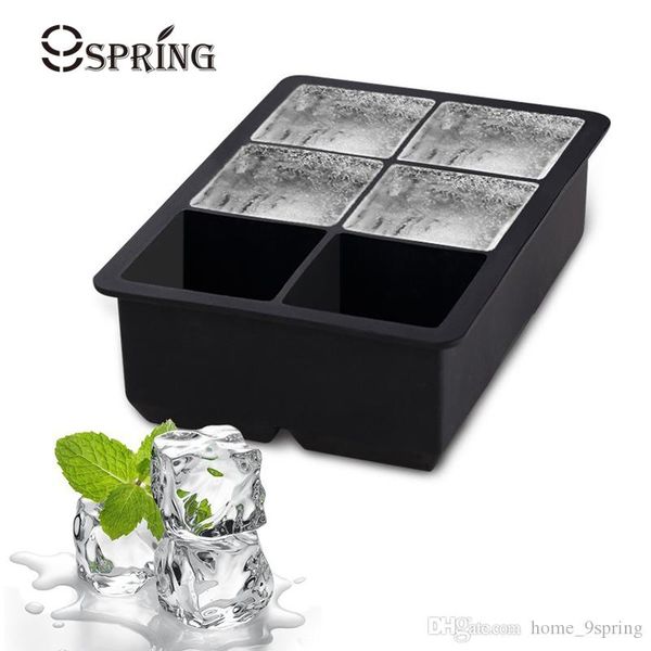 

большой силиконовые ice cube плесень square лотки 6 большой бал чайник для коктейль-бар шоколад mold аксессуары для кухни