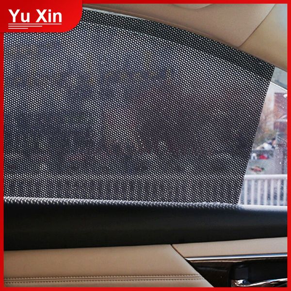 

car sunshade good quality 2pcs rear window side sun shade cover block static cling visor shield screen