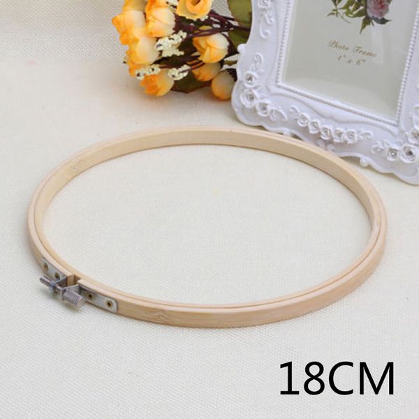 

sewing notions & tools practical bamboo embroidery cross stitch tapestry ring hoop frame craft tool circle shed diy hand, Black