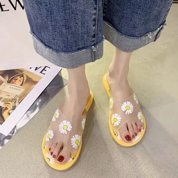 

new daisy cross women's summer fashion internet celebrity all-match non-slip flat sandals and slippers slippers beach sandals
