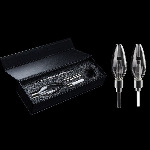 

Dab Honey Солома С 510 Thread Титан Кварц Керамические ногтей Dab Рог Подарочная коробка Concentrate Mini стакан воды Bongs для курения