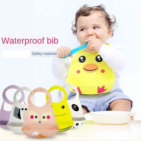

children's silicone baby waterproof saliva baby bib maternal and infant silicone towel towel bib supplies