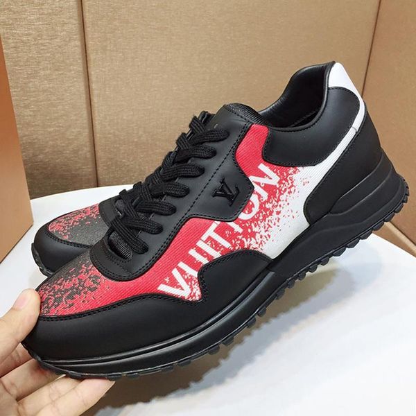 

drop ship run away sneaker mens shoes calzado deportivo para hombre casual lightweight vintage shoes plus size luxury low lace -up shoes, Black