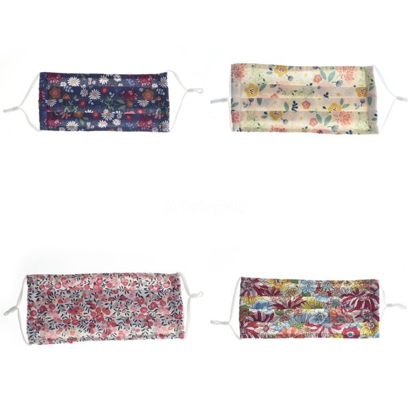 

pm2.5 mask cotton printed wit breatable valve earloop mout er adjutsable floral pm2.5 dustproof solid facial dener masks eea1584#576#865, Black
