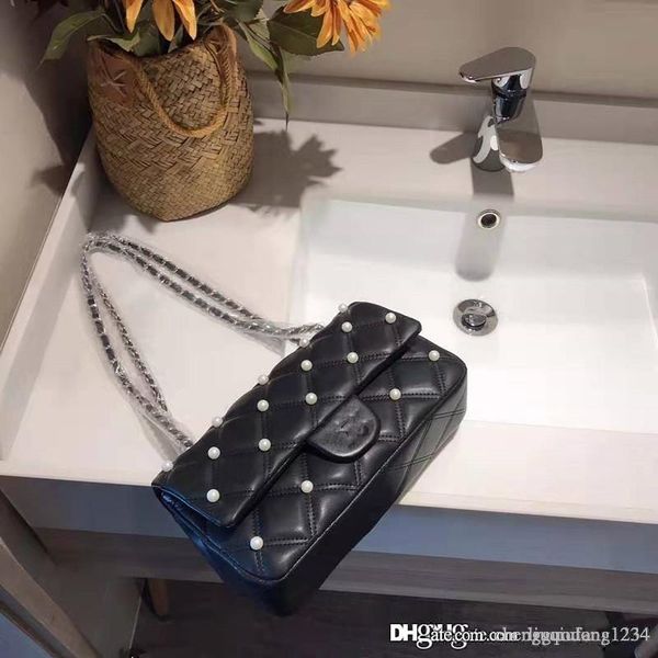 

2019 малый сумка женский new perfume pearl baoling joker одно из натуральной кожи сумки сумки цепь наклонная плеча дизайнерские сумки