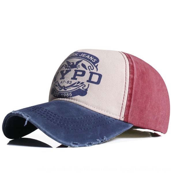 

outdoor nypd cowboy hat baseball sunscreen baseball cap men's and women's washed old sunscreen hat letter cowboy cap, Blue;gray