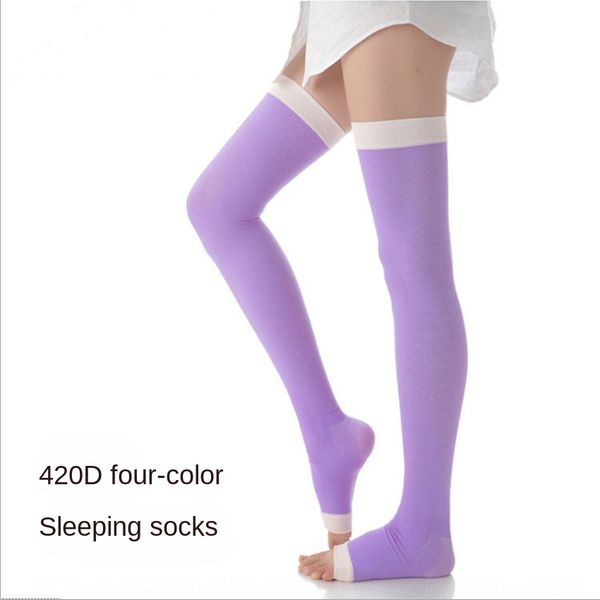 

420d sleep pressure leg leggings slimming legging skinny socks leggings stretch night shaped skinny leg socks, Pink;yellow